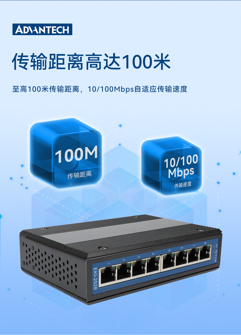 研華寬溫網(wǎng)口交換機,提供廣播風(fēng)暴保護,EKI-2528-BE.jpg